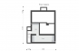 Одноэтажный дом с подвалом, террасой и двумя спальнями Rg6434 План1
